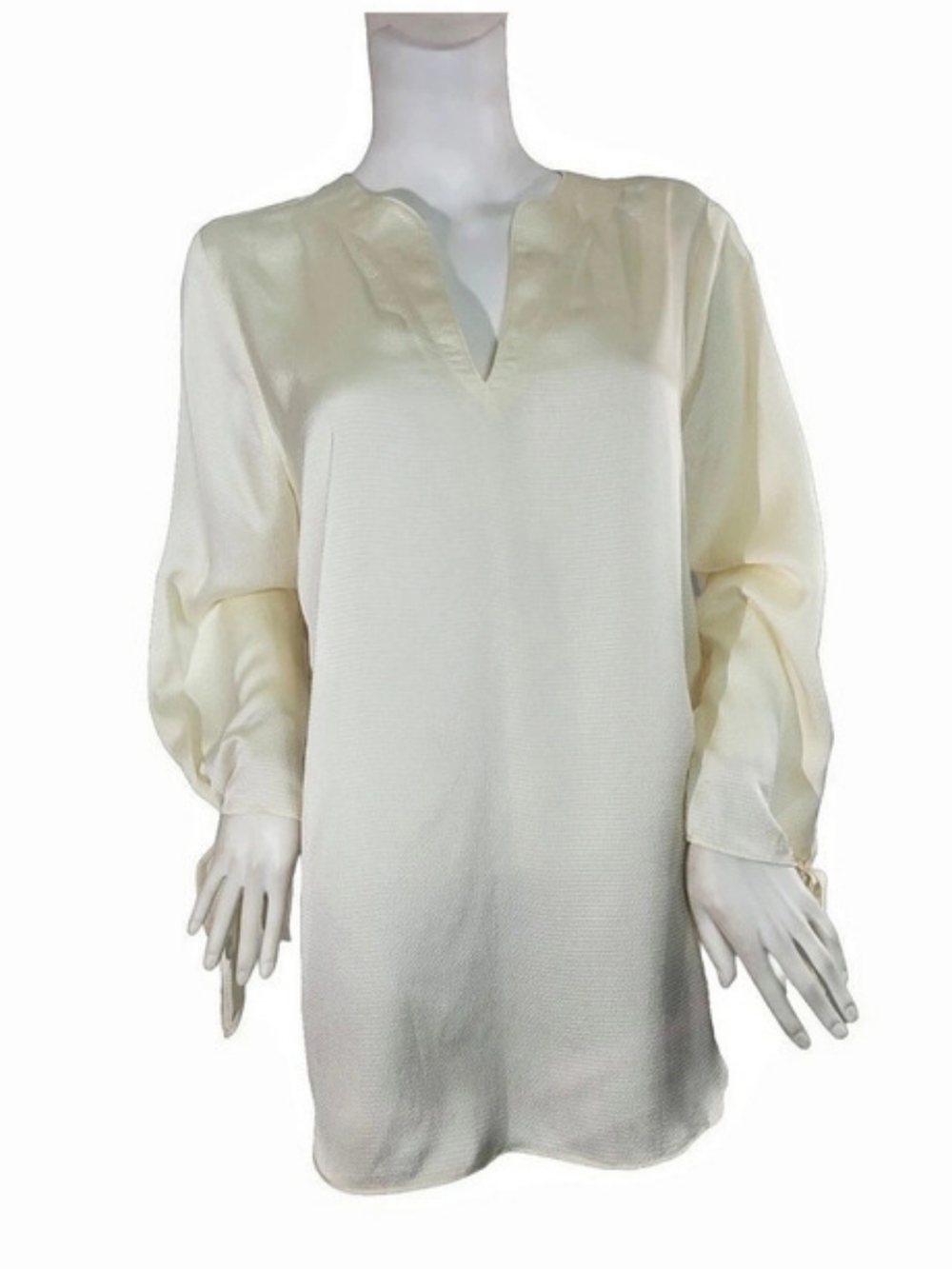 Michael Kors Womens Plus Size 0X Long Sleeves V-Neck Top Blouse Tunic NWT 06